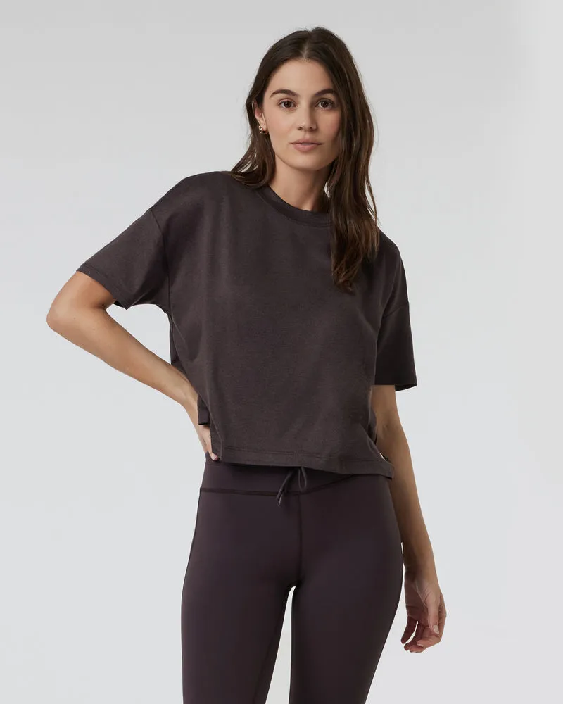 Vuori Energy Tee - SANGRIA HEATHER