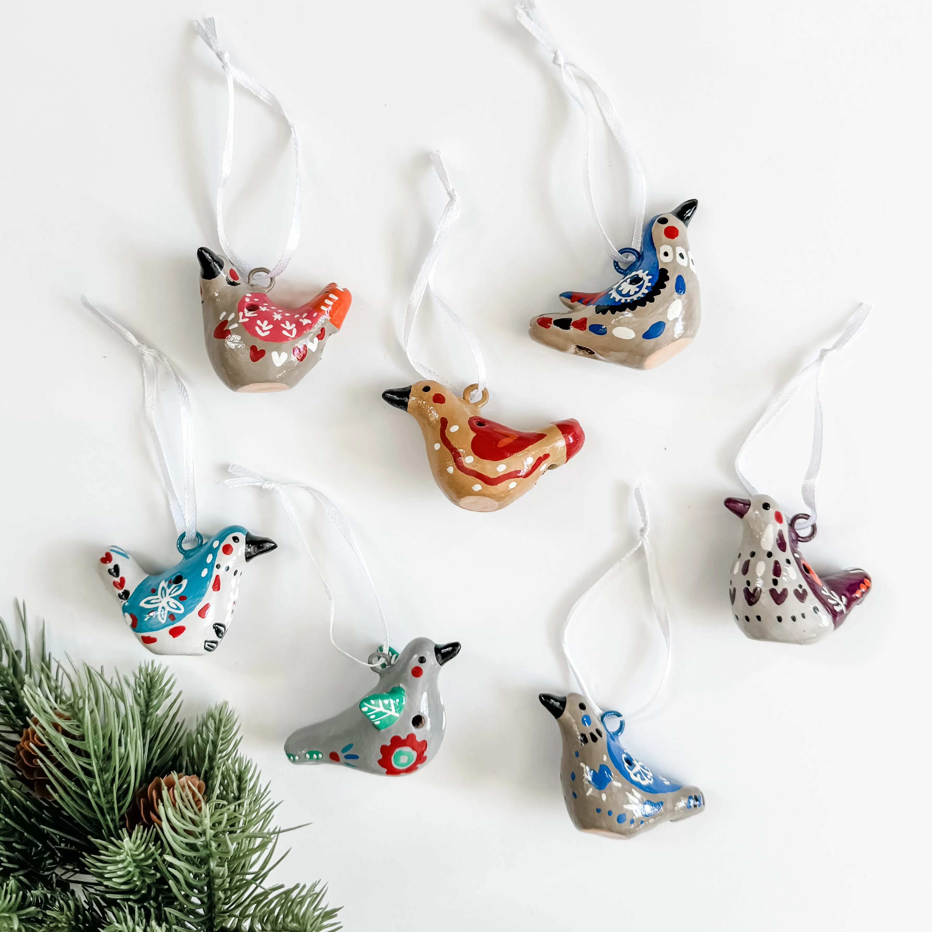 Whimsical Bird Whistle Ornament